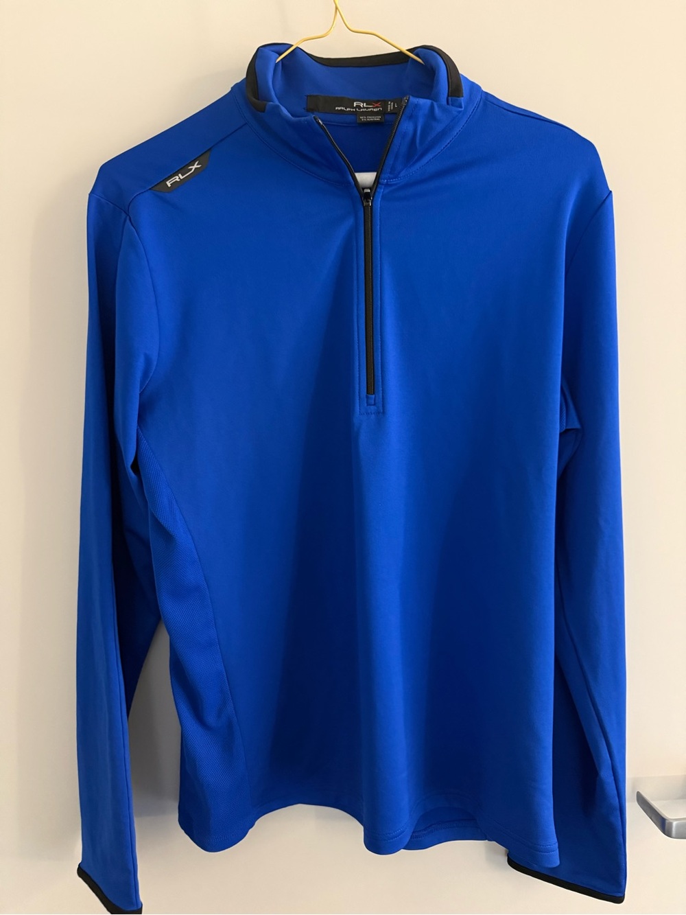 RLX Ralph Lauren Royal Blue Quarter-Zip Performance Top
